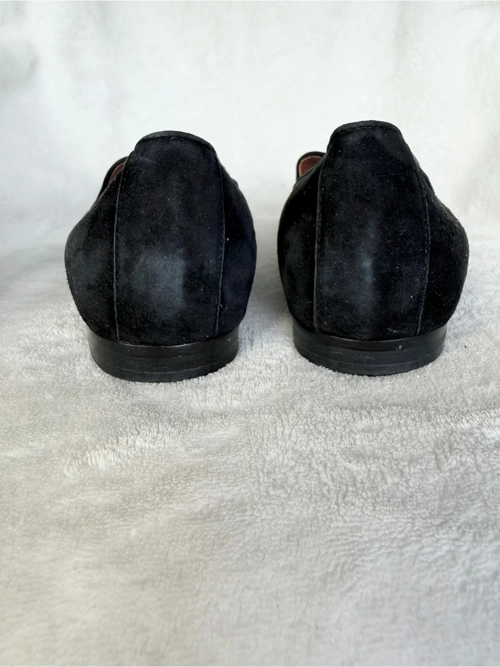 Vionic Willa Slip-on Flats Black Suede 8.5 Comfort Leather Classic Preppy Modern